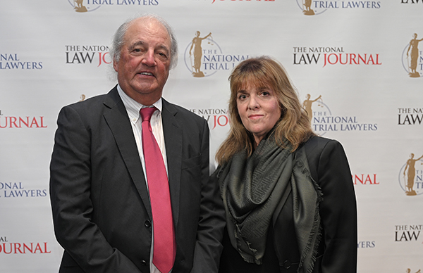 Joe Rice and Jodi Flowers at the 2020 Elite Trial Lawyers Awards