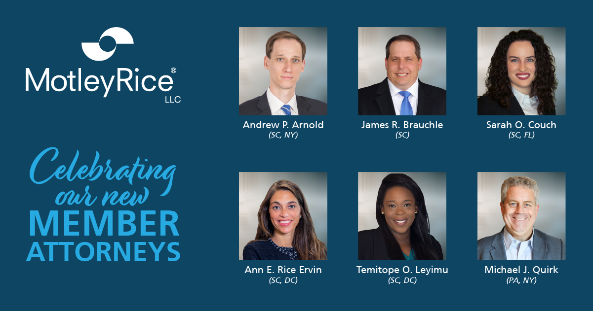 Motley Rice New Member Attorneys - January 2023