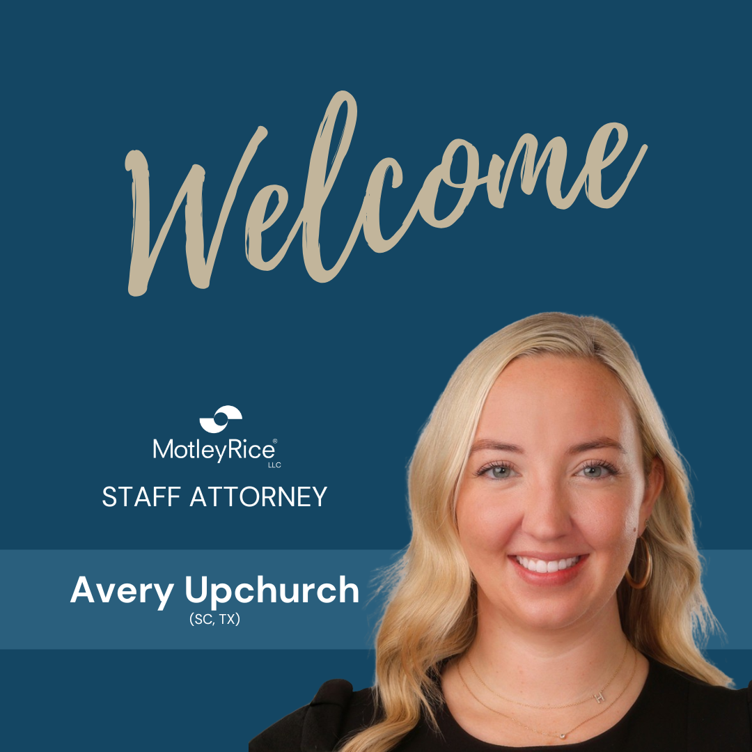 Motley Rice staff attorney Avery Upchurch