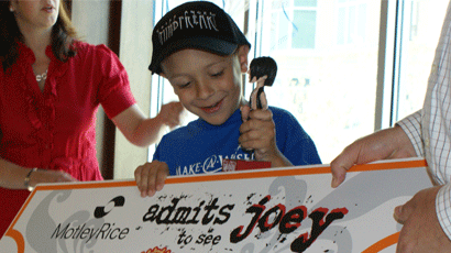 Joey's Wish Granted - Motley Rice and Make-a-Wish